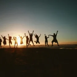 Saut nuit soleil